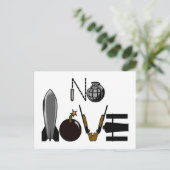 Carte Postale Aucune arme de guerre d'amour (Debout devant)