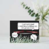 Carte Postale Aucune communication (Debout devant)