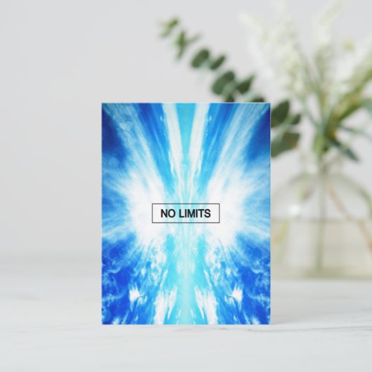 Carte Postale Aucune limite (Debout devant)