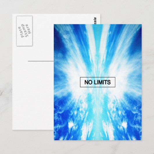 Carte Postale Aucune limite (Devant / Derrière)