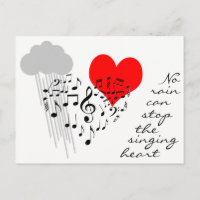 Aucune pluie ne peut arrêter le coeur chanteur drô