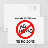 Carte Postale aucune zone d'exclusion (Devant / Derrière)