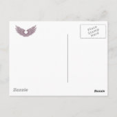 Carte Postale Auditions Camouflage Blank (pêche/beige/lavande) (Dos)