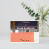 Carte Postale auditorium cannes (Debout devant)