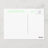 Carte Postale Auditorium de mars Music Hall Baltimore MD (Dos)