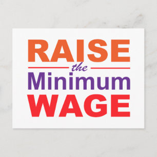 Carte Postale Augmenter le salaire minimum