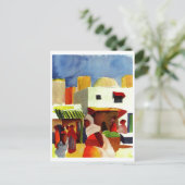 Carte Postale August_Macke - Alger Market 1914 Canvas (Debout devant)