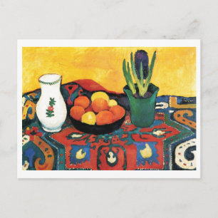 Carte Postale August Macke - Stilleben : Hyazinthenteppich 1910