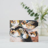 Carte Postale August Macke's Katzenstudien (Study of a Cat) (Debout devant)