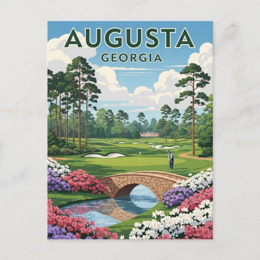 Carte Postale Augusta Georgia Travel (Devant)