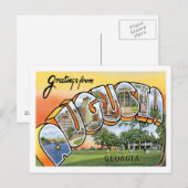 Carte Postale Augusta Georgia Voyage US City (Devant / Derrière)