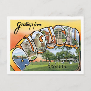 Carte Postale Augusta Georgia Voyage US City