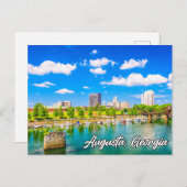Carte Postale Augusta, Géorgie, USA (Devant / Derrière)