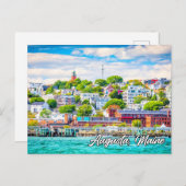 Carte Postale Augusta, Maine, USA (Devant / Derrière)