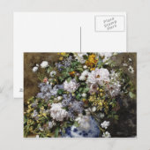 Carte Postale Auguste Renoir - Bouquet de printemps .Printemps (Devant / Derrière)
