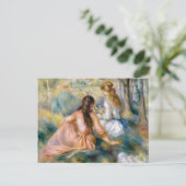 Carte Postale Auguste Renoir dans le pré (Debout devant)