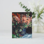 Carte Postale Auguste Renoir - Gladioli Dans Un Vase (Debout devant)