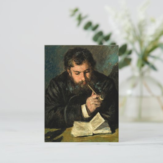 Carte Postale Auguste Renoir par Claude Monet (Debout devant)