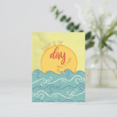 Carte Postale 'Aujourd'hui c'est le jour' (Debout devant)