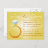 Carte Postale Aujourd'hui et pour toujours (Devant / Derrière)