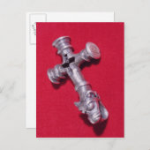 Carte Postale Aulet viking en forme de croix (Devant / Derrière)