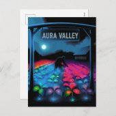 Carte postale Aura Farming Colorée Valley Holiday (Devant / Derrière)