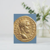 Carte Postale Aureus de Septimius Severus (Debout devant)