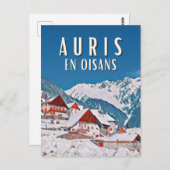 Carte Postale Auris en oisans Station de ski (Devant / Derrière)