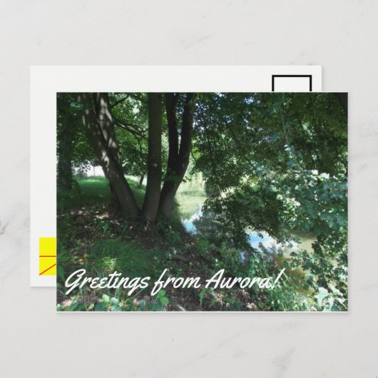 Carte postale Aurora (Devant / Derrière)