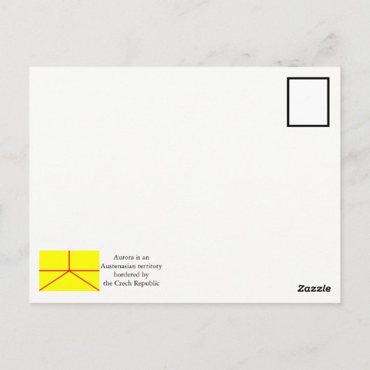 Carte postale Aurora (Dos)