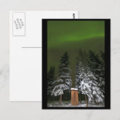 Carte Postale Aurora au-dessus de l'extérieur (Devant / Derrière)