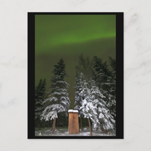 Carte Postale Aurora au-dessus de l'extérieur (Devant)