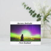 Carte Postale Aurora Australis Nouvelle-Zélande (Debout devant)