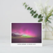 Carte Postale Aurora Australis - Southern Lights Night Sky (Debout devant)