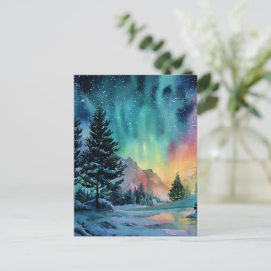 Carte Postale Aurora Borealis (Debout devant)