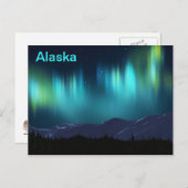 Carte Postale Aurora Borealis (Devant / Derrière)