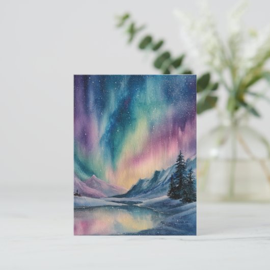 Carte Postale Aurora Borealis (Debout devant)