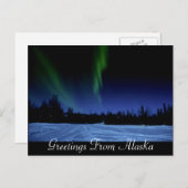 Carte postale Aurora Borealis (Devant / Derrière)