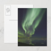 Carte Postale Aurora Borealis reflété dans l'océan Arctique (Devant / Derrière)