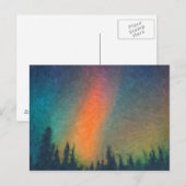 Carte Postale Aurora Borealis Van Gogh (Devant / Derrière)