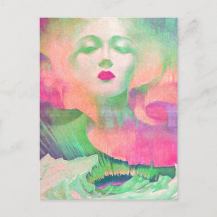Carte Postale Aurora de Clive Henry coloré rose