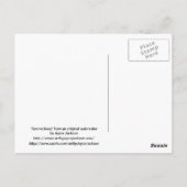Carte postale Aurora Song (Dos)