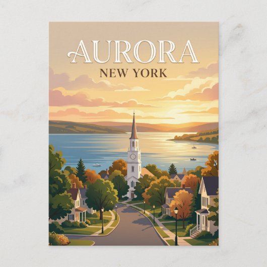 Carte Postale Aurora USA (Devant)