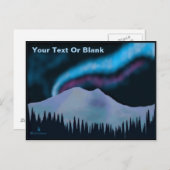 Carte Postale Aurore bleue (Devant / Derrière)