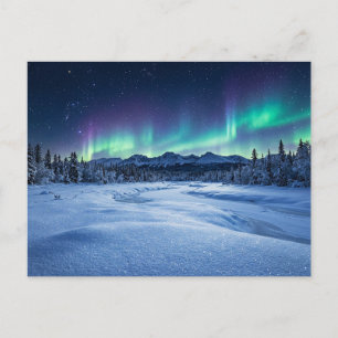 Carte Postale Aurore Boréale
