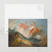 Carte Postale Aurore par Jean-Honore Fragonard (Devant / Derrière)