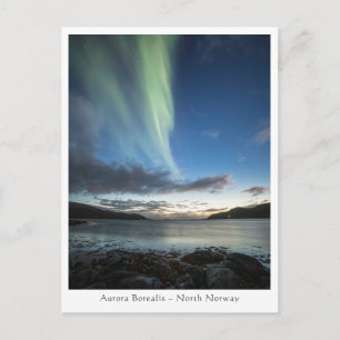 Carte Postale Aurores boréales Norvège