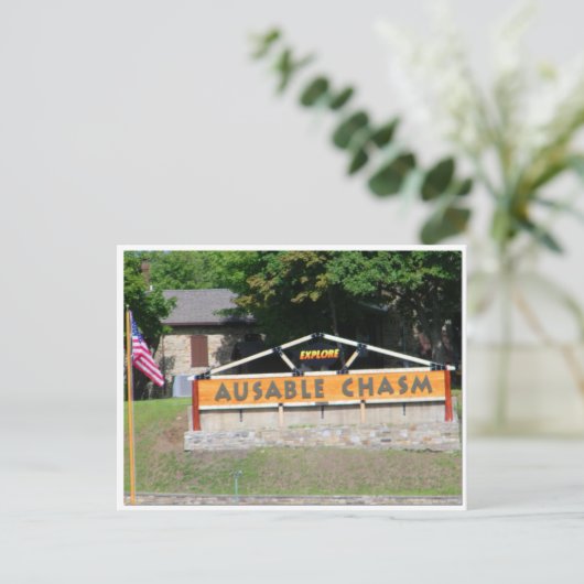 Carte postale AuSable Chasm (Debout devant)