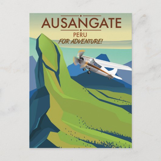 Carte Postale Ausangate Pérou. Dans l'aventure ! (Devant)