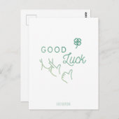 Carte postale Auslan Good Luck (Devant / Derrière)